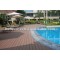 WPC deck flooring around swimming pool