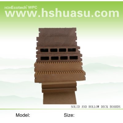 Wood plastic composite decking