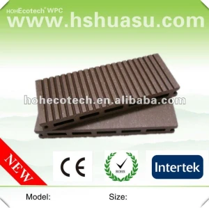 Le meilleur decking extérieur creux imperméable à l'eau de vente de wpc de 140*17mm (CE ROHS)