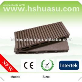 Best selling 140*17mm water-proof hollow outdoor wpc decking (CE ROHS)