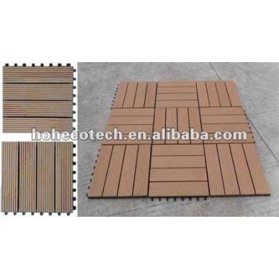 CE Certificated tested water proof DIY WPC decking tile for Sauna