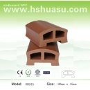 Balustrades composées en plastique en bois respectueuses de l'environnement de pont