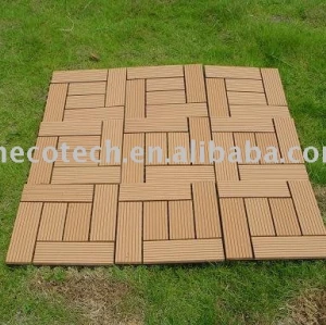 eco-friendly wood plastic composite decking/floor tile
