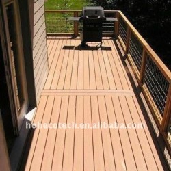 ホテルの床の装飾WPCのdeckingの屋内および屋外の木製のプラスチック合成のdeckingかフロアーリング