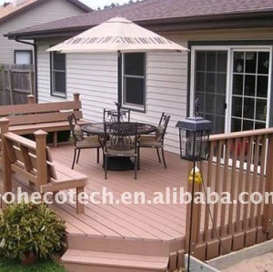 고급 호텔 지면 훈장 공장 가격 WPC decking 실내와 옥외 목제 플라스틱 합성 decking 또는 마루