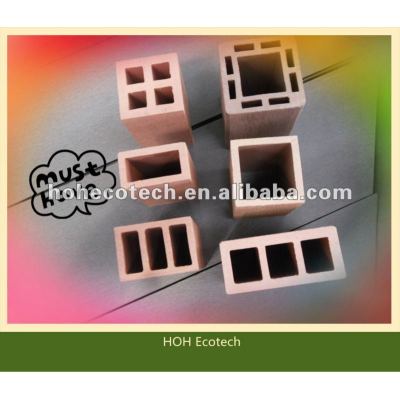 Durable hot sale eco-friendly wpc fence post (water proof, UV resistance, resistance to rot and crack)