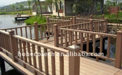 Non-paint, weatherproof Wood plastic composite decking/flooring decking wpc timber deck