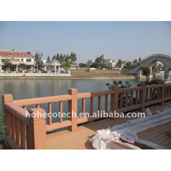 qualità di garanzia ponte wpc impermeabile corrimano ringhiera ponte in legno composito di plastica ringhiera delle scale