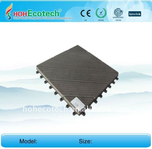 (CE ISO ROHS)WPC DIY 300*300mm decking tile