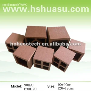 Wood plastic composite outdoor wpc fence post base