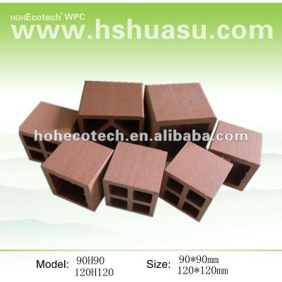 Wood plastic composite outdoor wpc fence post base