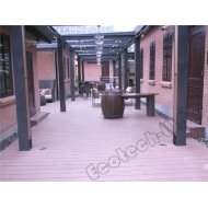 木製のプラスチック合成の屋外のdecking