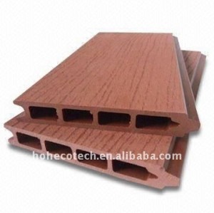 la superficie de lijado de madera decking compuesto plástico decking del wpc decking compuesto