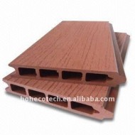 紙やすりで磨く表面の木製のプラスチック合成のDeckingのwpcのdeckingの合成物のDecking