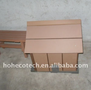 waterproof ecofriendly wpc material wood plastic composite pet cages carriers/small animals dog house