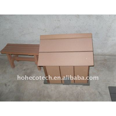 waterproof ecofriendly wpc material wood plastic composite pet cages carriers/small animals dog house