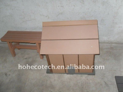 waterproof ecofriendly wpc material wood plastic composite pet cages carriers/small animals dog house