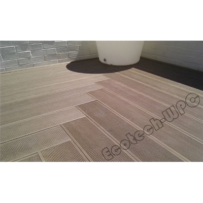 wood grain wpc outdoor deck