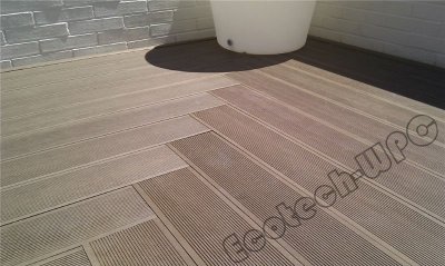 wood grain wpc outdoor deck