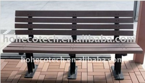 2011 nuovo materiale impermeabile wpc legno panchina/bambù composito banco per parco/giardino