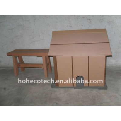 New popular material wpc wood plastic composite Various pet cages carriers/small animals dog house