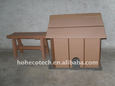 New popular material wpc wood plastic composite Various pet cages carriers/small animals dog house