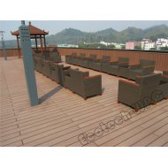 総合的な木製の床WPCのDecking
