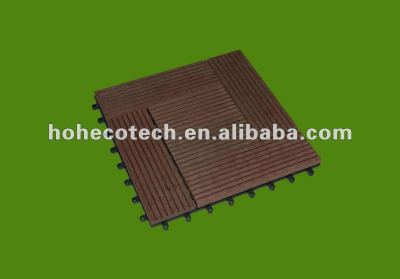 durable hot sale wood plastic composite diy tile board (water proof, UV resistance, resistance to rot and crack)