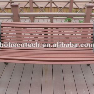 Chaise en bois de wpc composé en plastique en bois/meubles extérieurs/chaise publique/chaise de loisirs