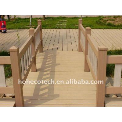 Long time to use wood plastic composite railing/post wpc railing/post wpc fencing
