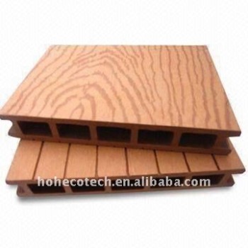 Natürlicher hölzerner schauender wpc Decking-/FLOORINGzusammengesetzter Decking hölzerner Decking ZusammensetzungDecking
