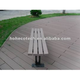 Wpc material outdoor wooden bench