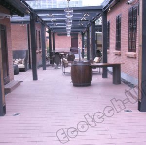 synthetic wood floor wpc decking