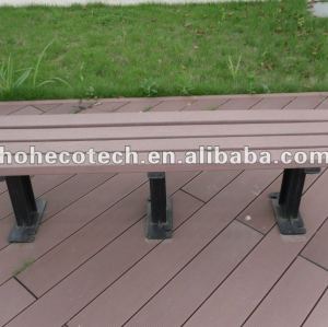 Riciclaggio del legno composito di plastica wpc esterno panca di legno/sedia tempo libero/panca da giardino