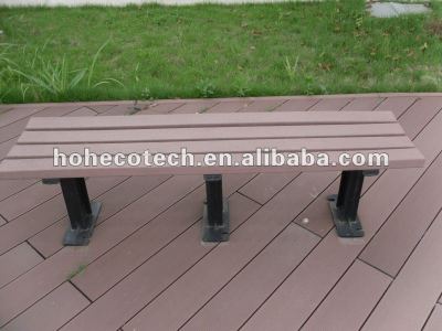 Recycling Wood Plastic composite wpc outdoor wooden bench/leisure chair/garden bench