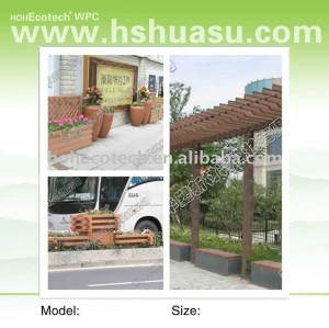 ecotech wpc flower pot, CE,ASTM,ROHS,ISO9001,ISO14001cetified