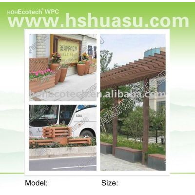 ecotech wpc flower pot, CE,ASTM,ROHS,ISO9001,ISO14001cetified