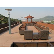 anti-agingおよび心配の自由な材木のwpcのdecking