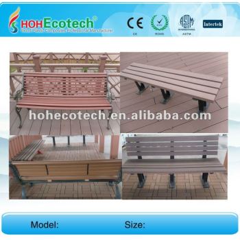 Wood Plastic composite wpc outdoor leisure product/plastic chair/wooden bench
