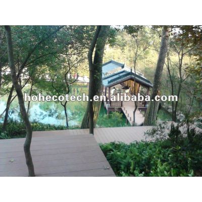 Easy to install plastic & wood exterior flooring/WPC decking 150*20mm