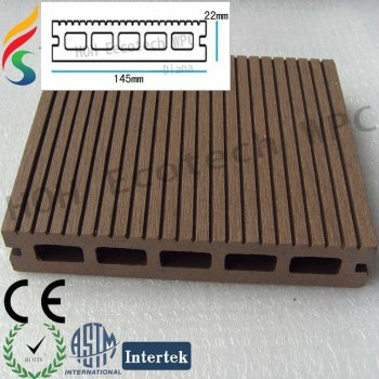 plastic composite deck board