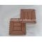 7 colors to choose internal/external flooring 300x300mm wpc bathroom tile Wood Plastic Composite tile