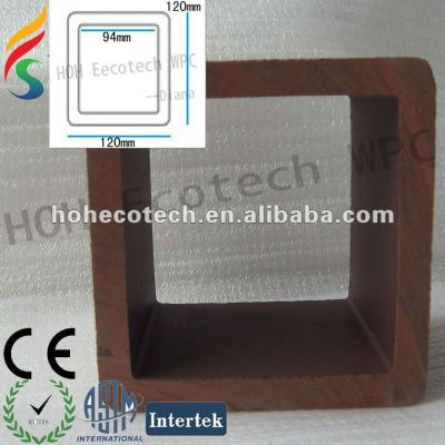 Recycled high quality outdoor decorative wood plastic composite wpc fencing/railing post