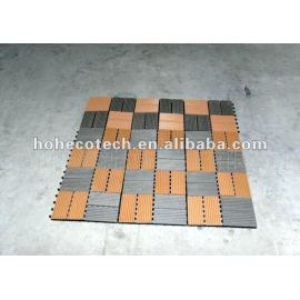wpc wood plastic composite sauna board deck tile