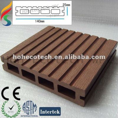Wood like HDPE vinyl flooring