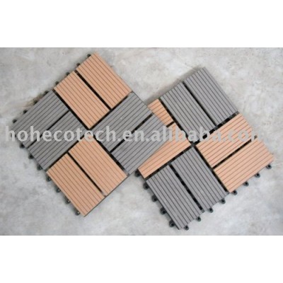 Huasu WPC decking tiles--DIY