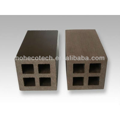 wpc post/ bars for fencing, gazebo, pergola ,water proof wpc wood plastic composite ASTM REACH FSC CE APPROVED