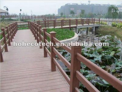 Outdoor wood plastic composite decking/eco wpc decking