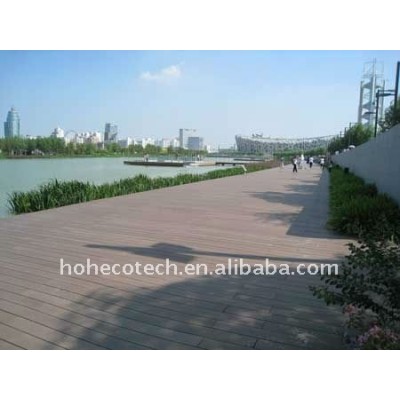 High quality HDPE flooring Outdoor wood furniture Engineered flooring outdoor WPC wood plastic composite decking/flooring