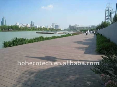 High quality HDPE flooring Outdoor wood furniture Engineered flooring outdoor WPC wood plastic composite decking/flooring